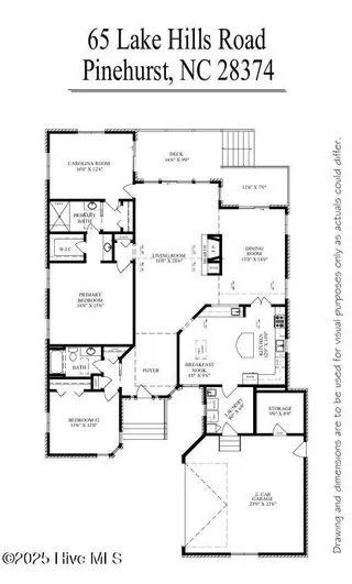 65 Lake Hills Road, Pinehurst, NC 28374 – photo 8: Floor plan