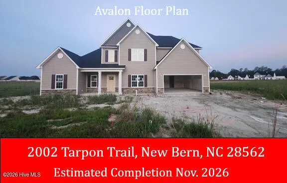 2002 Tarpon Trail, New Bern, NC 28562 – photo 1 of 10: MLS 9-5-26
