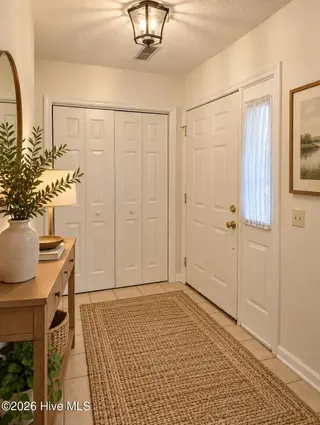 2018 Fairways West Drive, New Bern, NC 28562 — 3-bedroom home in Greenbrier, New Bern, NC, photo 2 of 13: Foyer