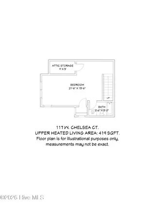 117 W Chelsea Court, Southern Pines, NC 28387 – photo 3: Second Floor plan