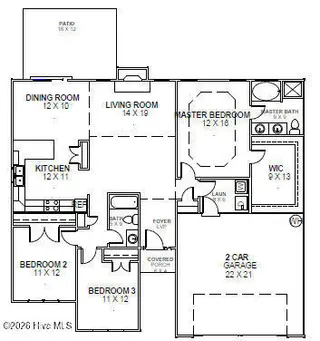 3003 Bluewater Boulevard, New Bern, NC 28562 – photo 3: Floor Plan