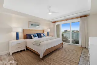 212 Old Causeway Road 107 & B13 Slip, Beaufort, NC 28516 — 3-bedroom condo in Morgan Creek Landing, Beaufort, NC, photo 16 of 49: Primary suite with water views