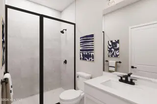 219 Brookwood Park Court, Sunset Beach, NC 28468 — 3-bedroom home in Sea Trail Plantation, Sunset Beach, NC, photo 7 of 10: First Floor Bath