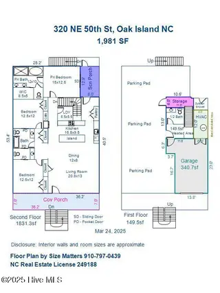 320 NE 50th Street, Oak Island, NC 28465 – photo 2: 320 NE 50th Floor Plan Graphic
