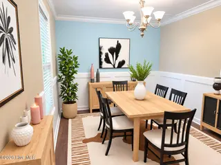 776 Jim Grant Avenue, Sneads Ferry, NC 28460 — 3-bedroom home in Grantwood, Sneads Ferry, NC, photo 6 of 20: JG dining staged