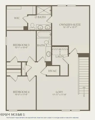 246 Ocean Pointe Boulevard SE 45, Bolivia, NC 28422 – photo 3: RAVEN- Fl. Plan 2nd Floor