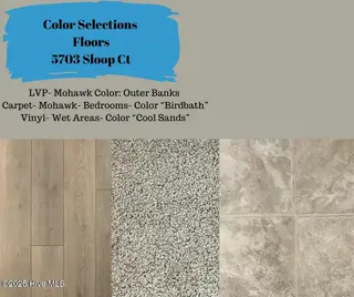 5703 Sloop Court, New Bern, NC 28560 – photo 8: Color Selections- Kitchen 1118 Coral Ree