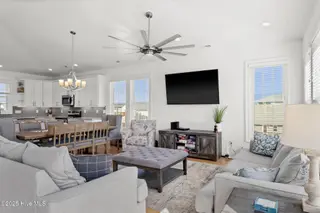 1318 N New River Drive, Surf City, NC 28445 – photo 3: Living Dining Kitchen