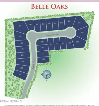 93 Fishing Creek Drive, New Bern, NC 28562 – photo 4: AH Belle Oaks Site Map 8-5x11_240717_184
