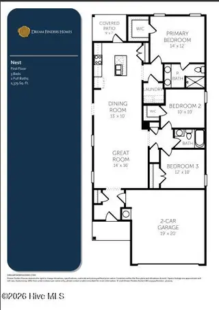 1067 Hanson Drive, Leland, NC 28451 – photo 23: Nest Floorplan