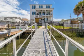 524 N Kinston Avenue, Atlantic Beach, NC 28512 – photo 8: Canal side with Private Dock