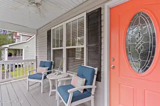 473 Pine Lake Road, Southport, NC 28461 — 4-bedroom home in Boiling Spring Lakes, Southport, NC, photo 4 of 39: Photo 5 front porch AI