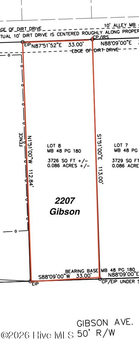 2207 8 Gibson Avenue, Wilmington, NC 28403 — lot in Carolina Place, Wilmington, NC, photo 1 of 8: Screenshot 2026-09-29 at 10.03.54PM