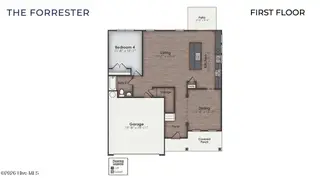 1780 Travor Street Lot 104, Navassa, NC 28451 — 5-bedroom home in Cedar Hill Landing, Navassa, NC, photo 3 of 40: Forrester_First Floor SP_Traditions REV