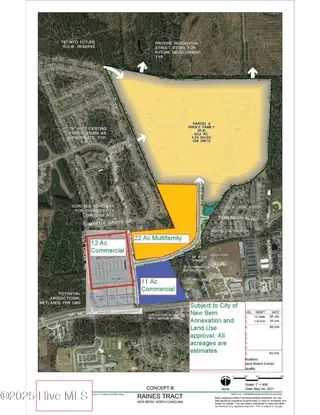 22 Acres Dr Mlk Jr Boulevard, New Bern, NC 28562 – photo 1: Preliminary Site Plan - Pic 1
