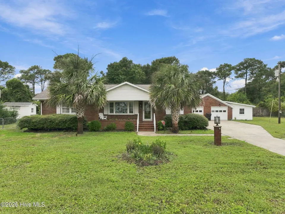 123 Willis Drive, Harkers Island, NC 28531 — 2-bedroom home, Harkers Island, NC, photo 1 of 34: Front Exterior