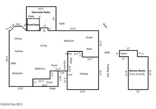 1129 Coral Reef Drive, New Bern, NC 28560 – photo 9: Floor plan