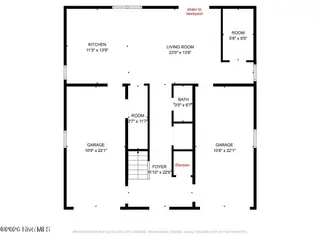 116 Hardwick Lane, Newport, NC 28570 – photo 7: Bottom Floor Floorplan