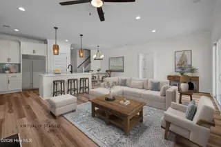 128 Pine View Boulevard, Beaufort, NC 28516 – photo 3: Living Area Virtually Staged