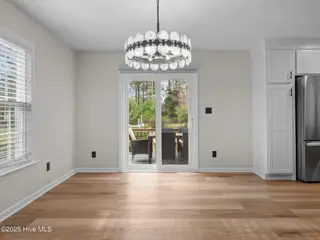 250 Star Hill Drive, Cape Carteret, NC 28584 – photo 15: Dining room view to the deck