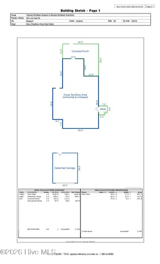 363 Live Oak Road, Newport, NC 28570 – photo 20: Floor Plan