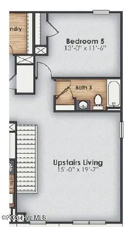6310 Rye Grass Road Lot 443, Castle Hayne, NC 28429 – photo 4: 2nd floor optional Bathroon