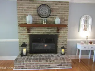 1426 Pocosin Road, Winterville, NC 28590 – photo 6: Closeup of Fireplace 1426 Pocosin Rd