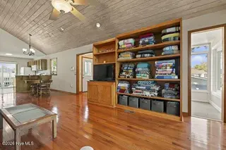 930 Tidewater Lane, Carolina Beach, NC 28428 – photo 10: Living Room to Kitchen