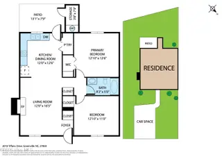 2016 Tiffany Drive, Greenville, NC 27858 – photo 2: Floor Plan