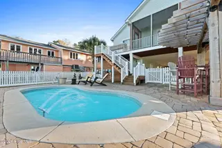 1404 W Yacht Drive, Oak Island, NC 28465 – photo 22: In-ground pool