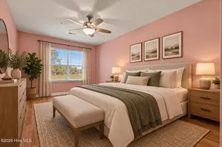 250 Woodlands Way Unit 14, Calabash, NC 28467 — 3-bedroom condo in Woodlands @ Crow Creek, Calabash, NC, photo 23 of 49: Master Bedroom