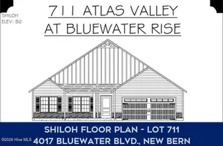 4017 Bluewater Boulevard, New Bern, NC 28562 – photo 2: Front Elevation - 711-AV