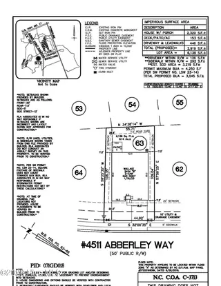4511 Abberley Way 63, Leland, NC 28451 – photo 10: TRESTLE AT BRUNSWICK LOT 63 - Grading Pl