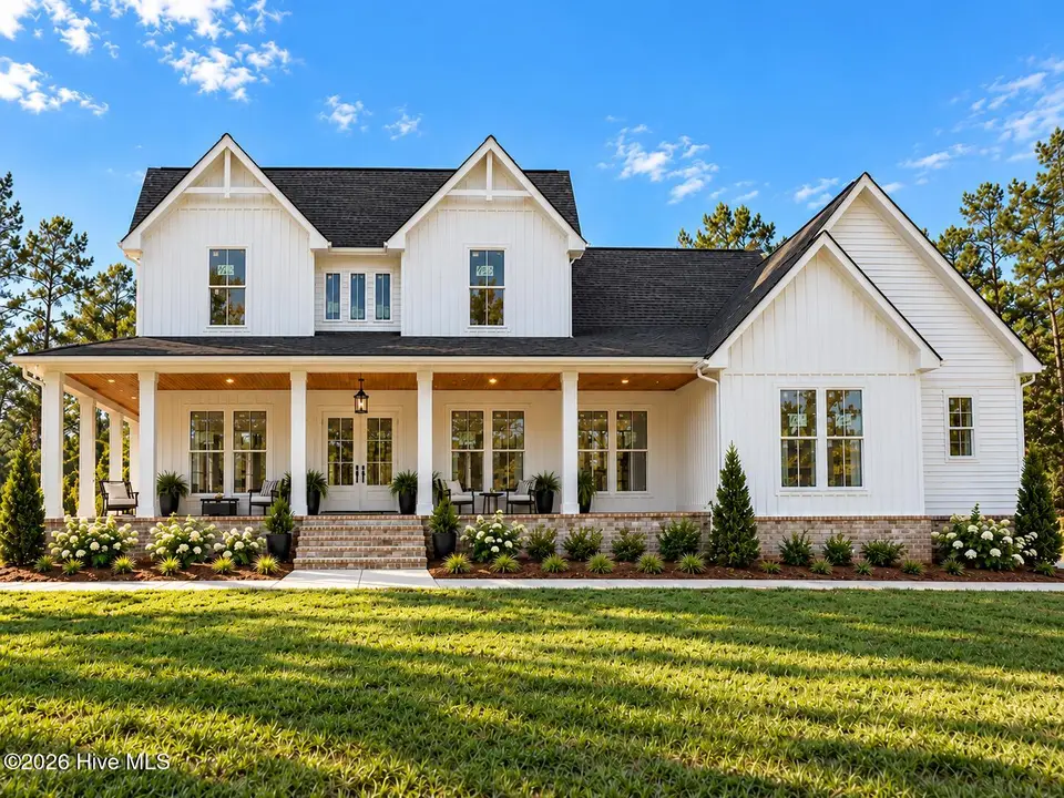 2901 Good Shepherd Trail, Spring Hope, NC 27882 — 4-bedroom home in The Village of Old Spring Hope, Spring Hope, NC, photo 1 of 14: front elevation rendering