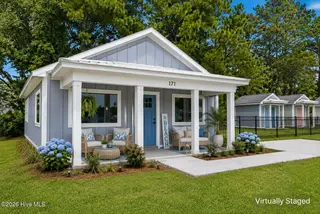 171 Long Pond Loop, Swansboro, NC 28584 – photo 1: Exterior Front Virtually Staged