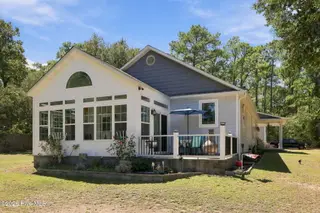 203 George Taylor Road, Newport, NC 28570 – photo 7: Sunroom and Deck