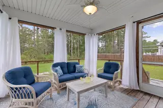 473 Pine Lake Road, Southport, NC 28461 — 4-bedroom home in Boiling Spring Lakes, Southport, NC, photo 24 of 39: Photo 13 screen porch AI
