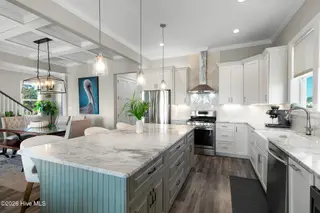 525 Sanders Lane, Newport, NC 28570 – photo 16: Kitchen with custom island