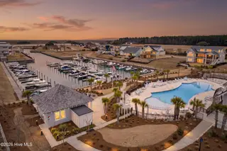 Lot#111 Anchors Away Road, Hampstead, NC 28443 — lot in Salters Haven at Lea Marina, Hampstead, NC, photo 22 of 62: SaltersHavenDrone-4_Dusk