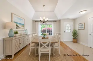1007 Barkentine Drive, New Bern, NC 28560 – photo 8: Dining Area with AI Furnishings