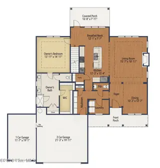 612 Gregory Street, Carthage, NC 28327 – photo 3: 73 RB 1st floor