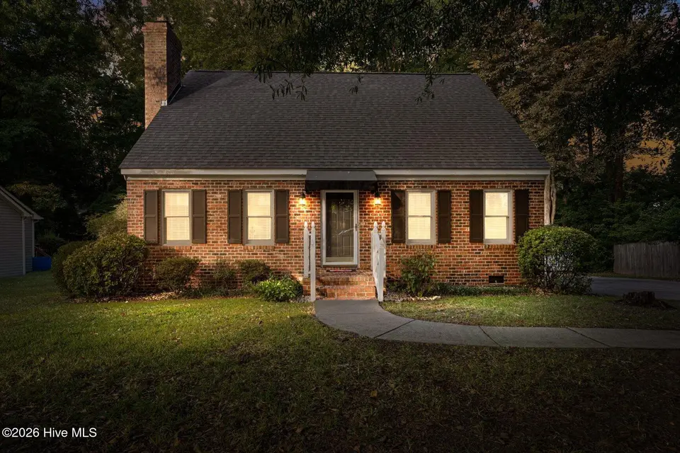 1020 Ridgemeadow Lane, Rocky Mount, NC 27803 – photo 1 of 35: Twilight Front Exterior