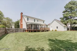 3913 Hampton Drive, Rocky Mount, NC 27803 – photo 17: Rear yard & 2 car GARAGE!