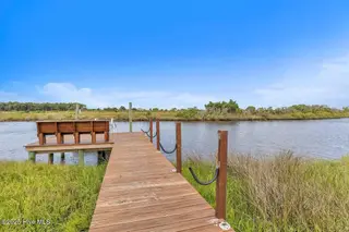 3713 Island Drive, North Topsail Beach, NC 28460 – photo 4: Dock to canal