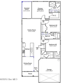 1149 Tennessee Walker Way, Bolivia, NC 28422 — 3-bedroom home in River Tide Farms, Bolivia, NC, photo 2 of 19: RTF 85 Brunswick C Floorplan