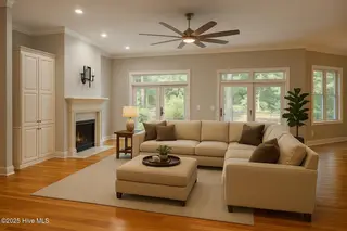 214 Plantation Drive, Southern Pines, NC 28387 – photo 11: Virtually Staged Living Room