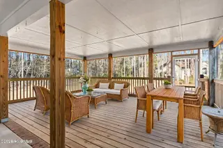 71 Fairway Drive, Shallotte, NC 28470 – photo 7: Staged screened porch