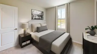 1471 Cherry Creek Lane, Winnabow, NC 28479 — 4-bedroom home in Bell Creek, Winnabow, NC, photo 8 of 16: Bedroom 3