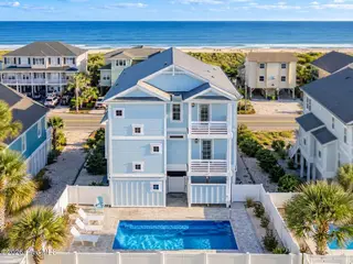 45 E First Street, Ocean Isle Beach, NC 28469 — 5-bedroom home in Ocean Isle Beach Island, Ocean Isle Beach, NC, photo 2 of 50: 080_dji_0178_1_932_enhanced