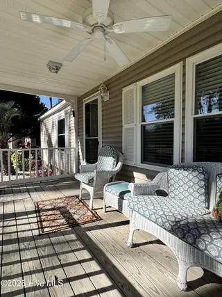 211 Beachwood Drive NW, Calabash, NC 28467 — 3-bedroom manufactured home in Ocean Forest, Calabash, NC, photo 14 of 75: porch 6